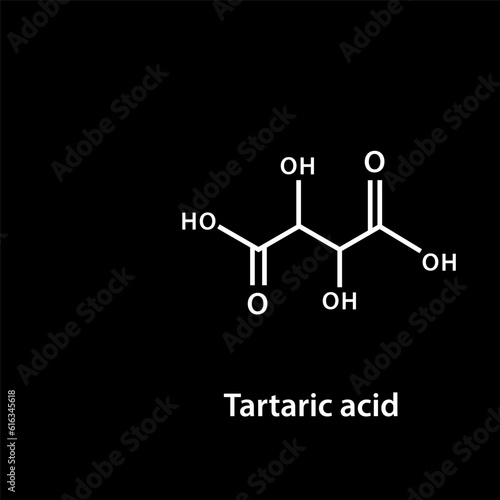 Chemical structure icon vector flat style