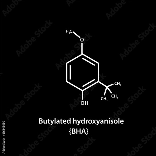 Chemical structure icon vector flat style