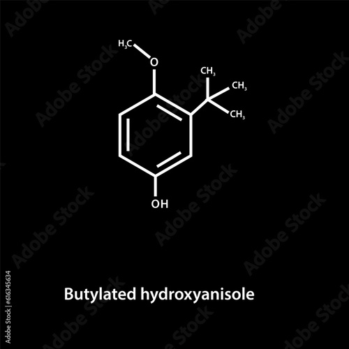 Chemical structure icon vector flat style