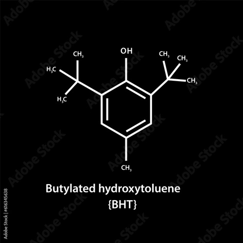 Chemical structure icon vector flat style