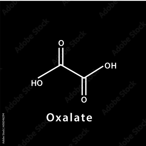 Chemical structure icon vector flat style