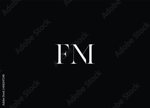 initial letter  FM logo design and company logo design