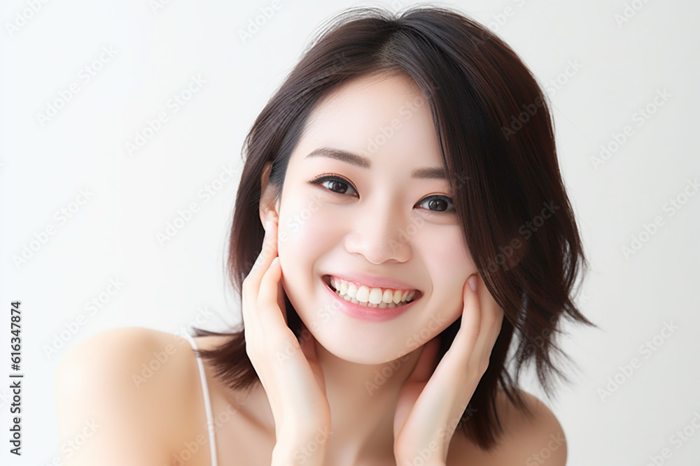 女性のスキンケアイメージ：AI生成画像