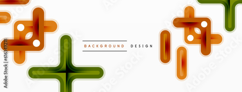 Minimal geometric background cross line. Design for wallpaper, banner, background, landing page, wall art, invitation, prints, posters