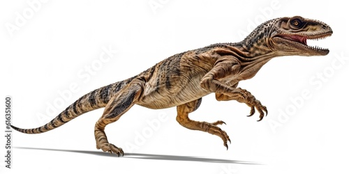 Velociraptor isolated on white background © Benjamin