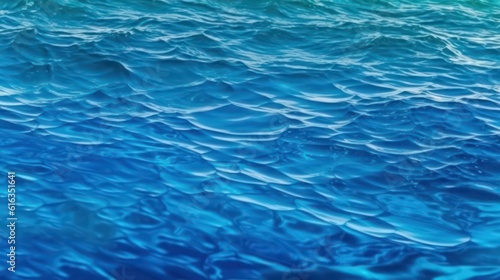 Blue ripple sea water texture or background. Generative AI.