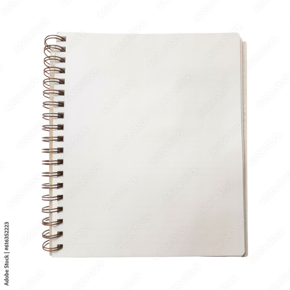 notebook isolated on transparent background cutout notebook isolated on transparent background cutout