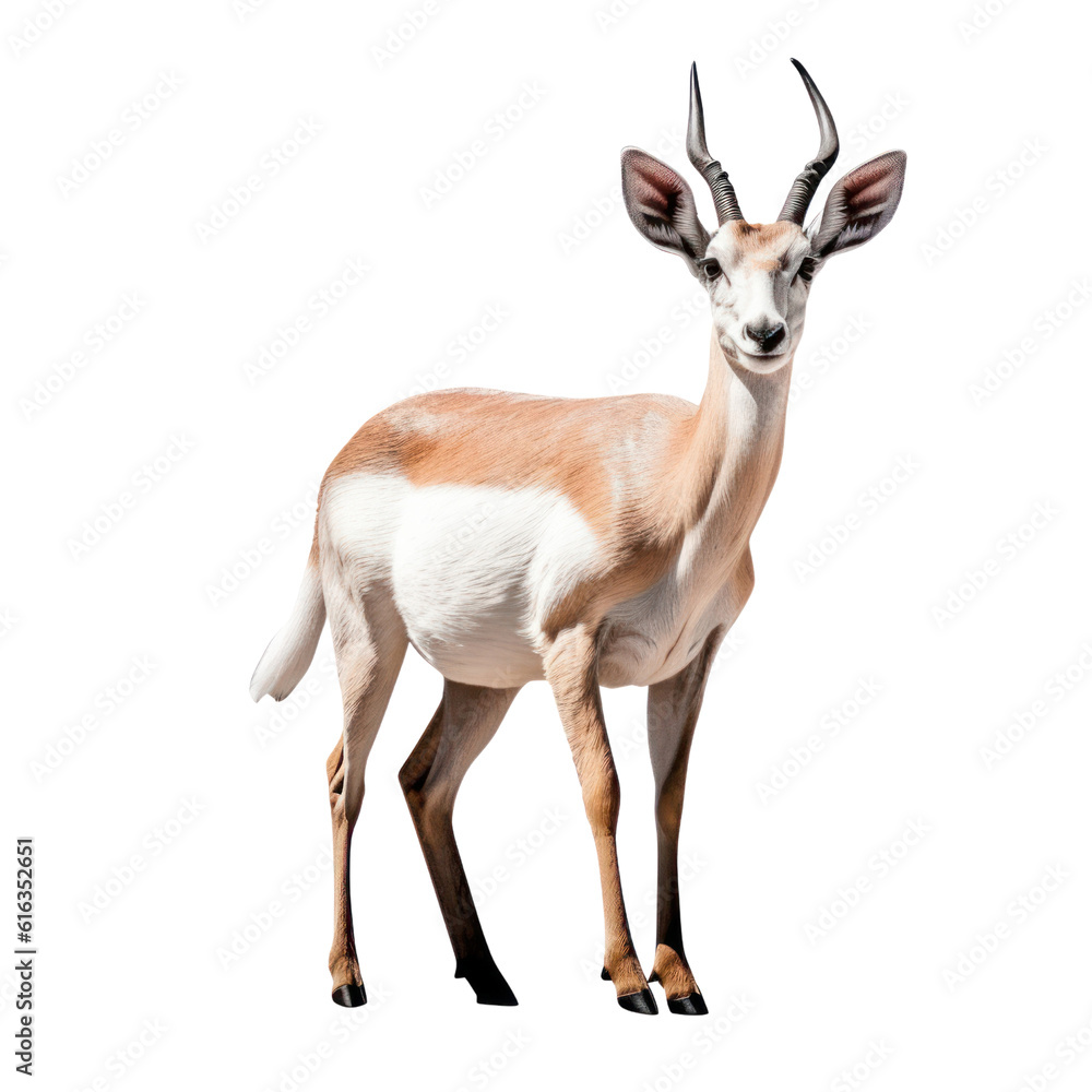 antelope isolated on transparent background cutout antelope isolated on transparent background cutout