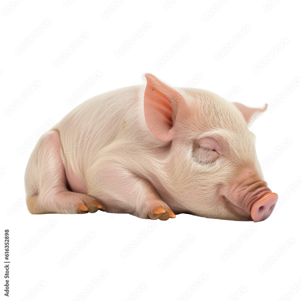pig isolated on transparent background cutout pig isolated on transparent background cutout
