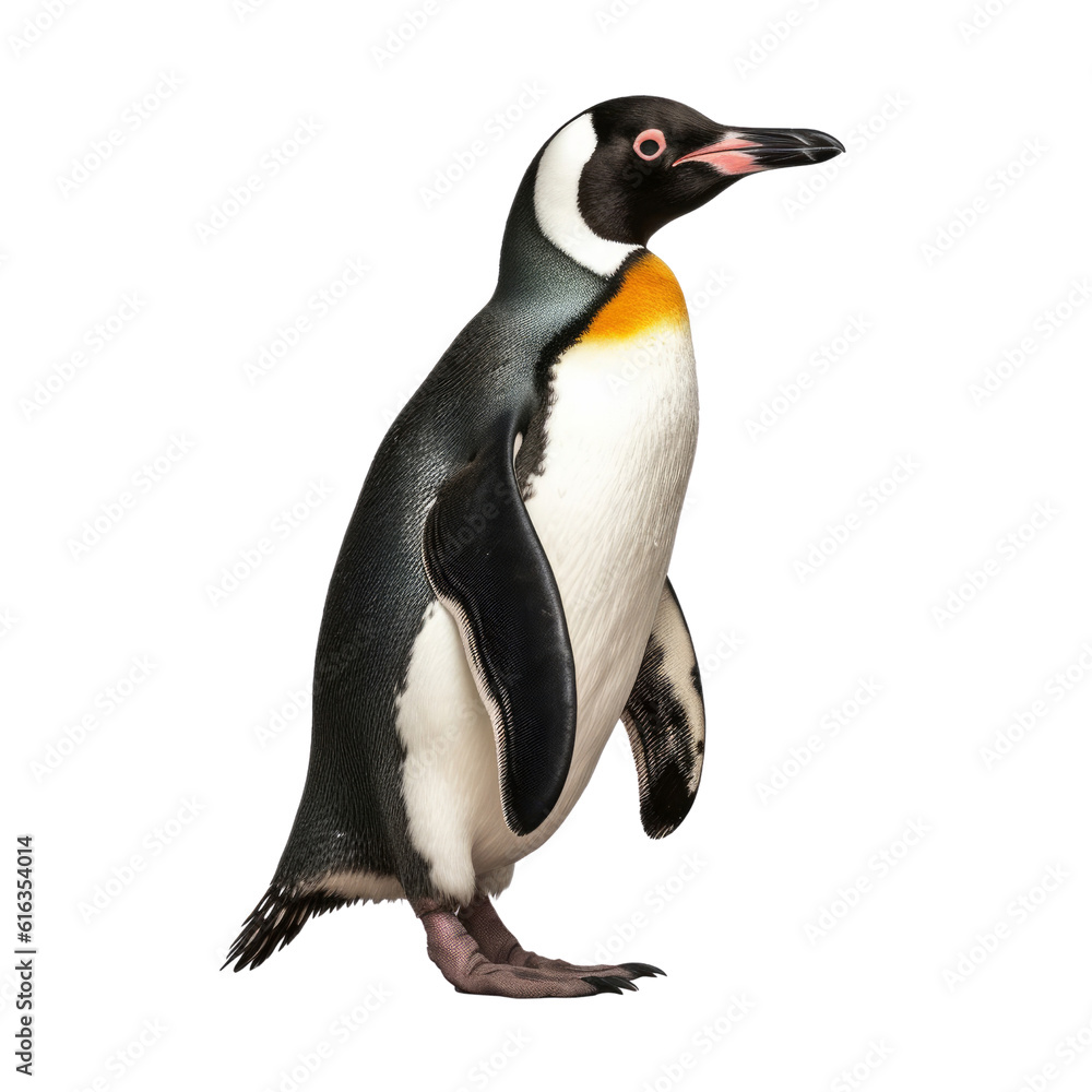 Fototapeta premium penguin isolated on transparent background cutout