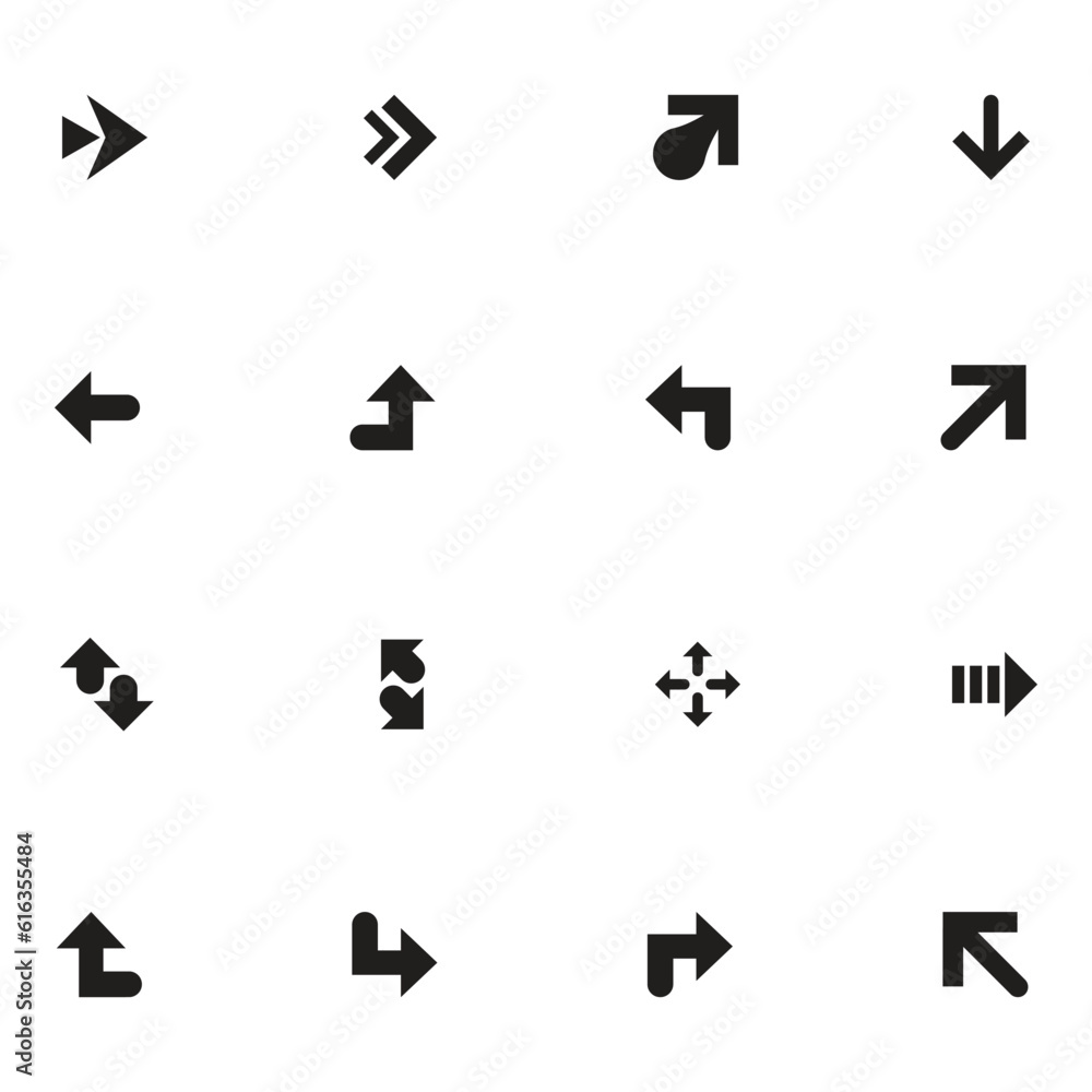 Mini Arrows Vector Icon Mini Arrows Vector Icon