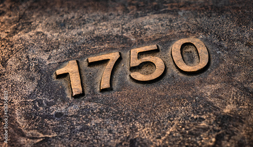 1750 Jahreszahl