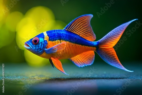  beautiful fish in water generated AI