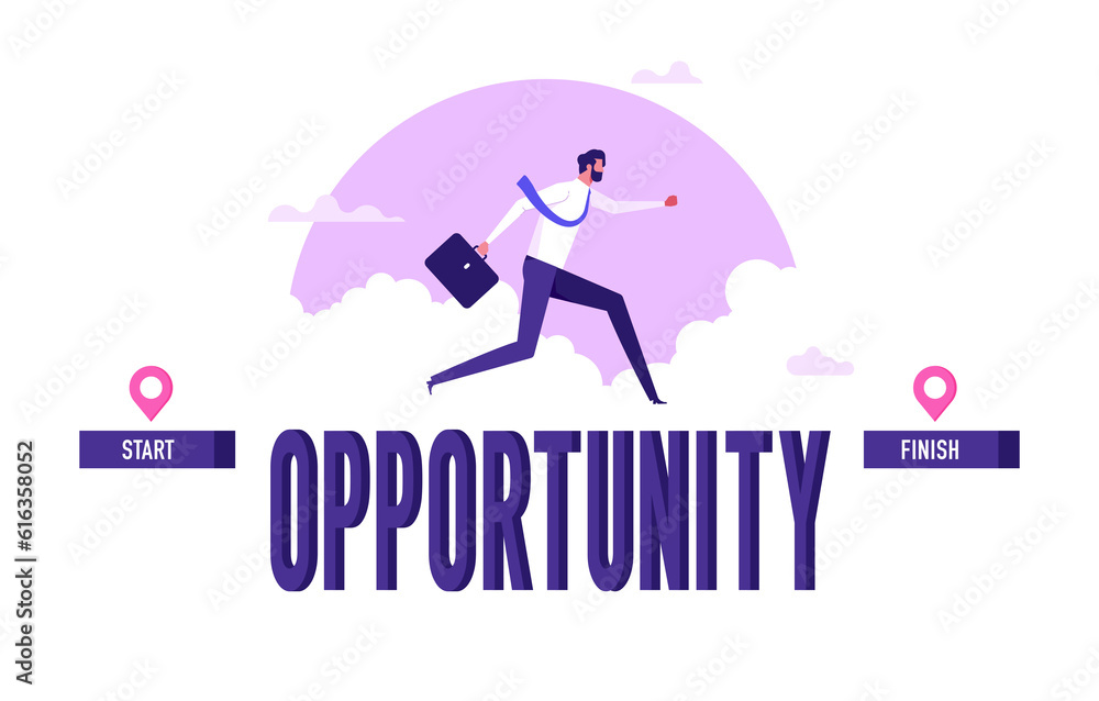 Motivate to personal development and jump for opportunities in new post-covid era. Success and career growth concept. Businessman do the big jump into the new post-covid era after corona crisis Motivate to personal development and jump for opportunities in new post-covid era. Success and career growth concept. Businessman do the big jump into the new post-covid era after corona crisis