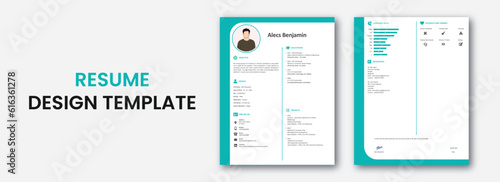 Customized Professional Resume CV Template Layout for IT Field