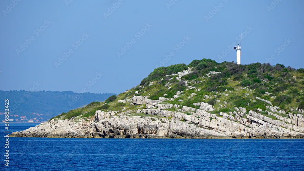 lighthouse on kornati islands in croatia