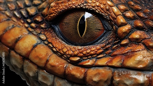 Closeup of the distinctive texture of reptilian skin