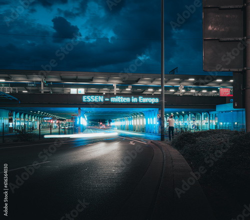 Essen Hauptbahnhof bei Nacht