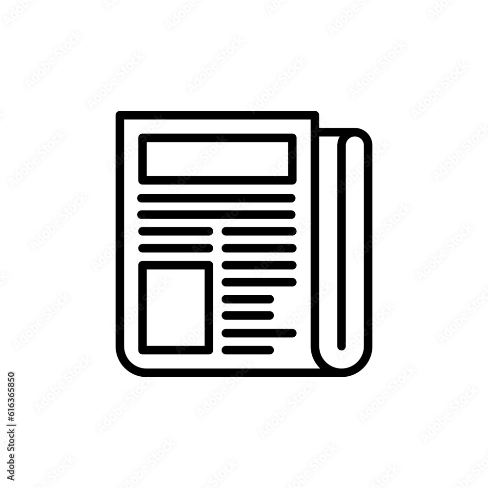 Newspaper icon vector set. news illustration sign collection. press symbol. Newspaper icon vector set. news illustration sign collection. press symbol.