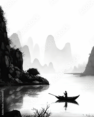 Generative AI illustration ...