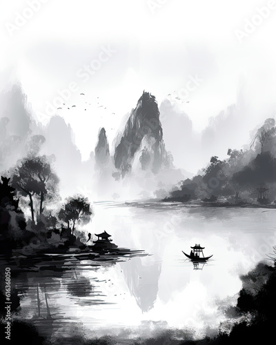 Generative AI illustration ...
