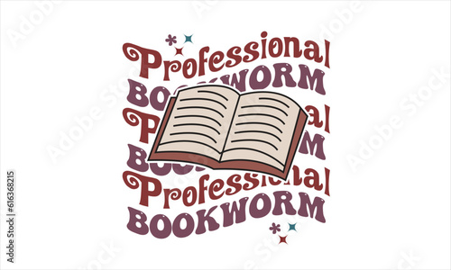 Professional Bookworm Books Retro Design