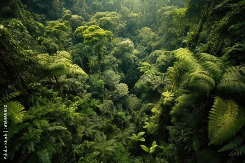 Jungle Canopy Rainforest Roof