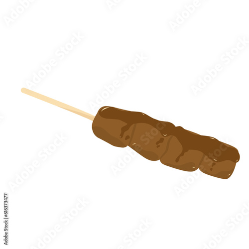 Satay Illustration Vector