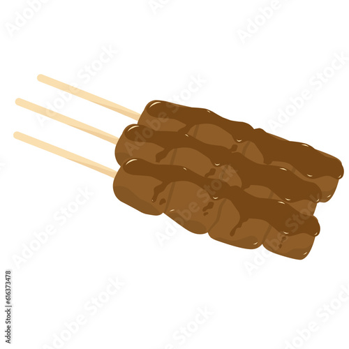 Satay Illustration Vector