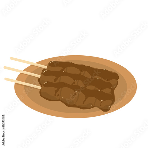 Satay Illustration Vector