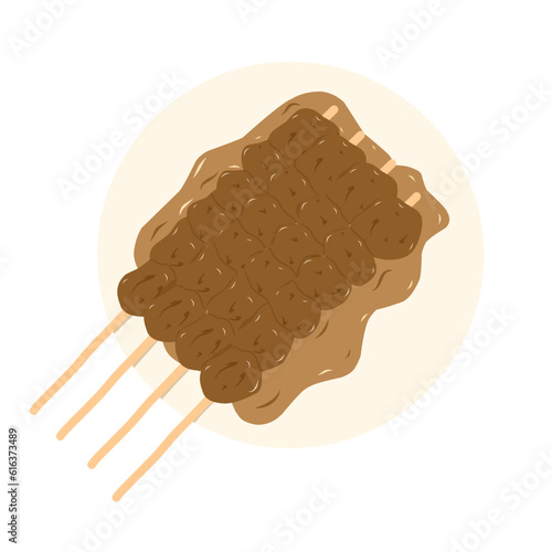 Satay Illustration Vector