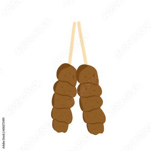 Satay Illustration Vector
