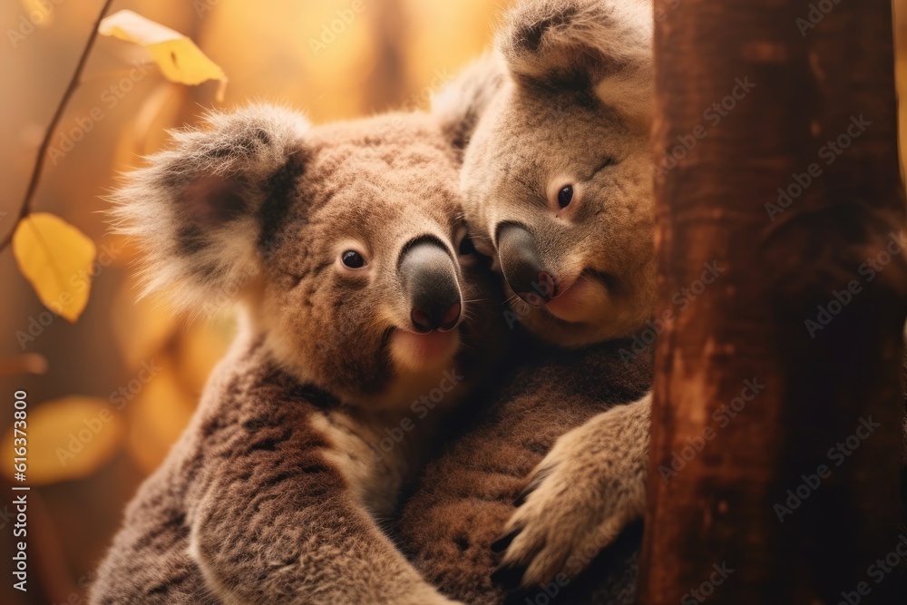 Obraz premium Koala Love Adoration for Koalas