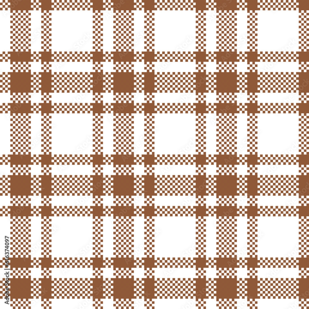 Tartan Seamless Pattern. Tartan Plaid Vector Seamless Pattern. Traditional Scottish Woven Fabric. Lumberjack Shirt Flannel Textile. Pattern Tile Swatch Included.