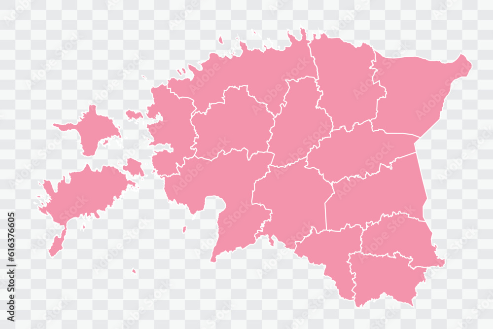Estonia Map Rose Color Background quality files png