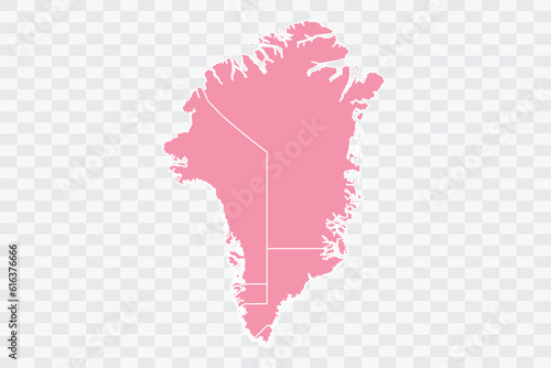 Greenland Map Rose Color Background quality files png
