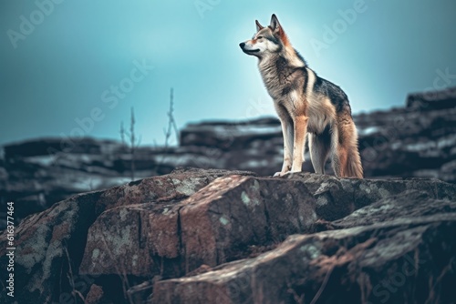Lone Wolf Solitary Canid
