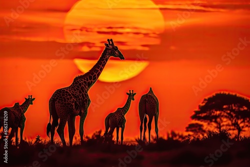 Safari Sunset Savanna Twilight