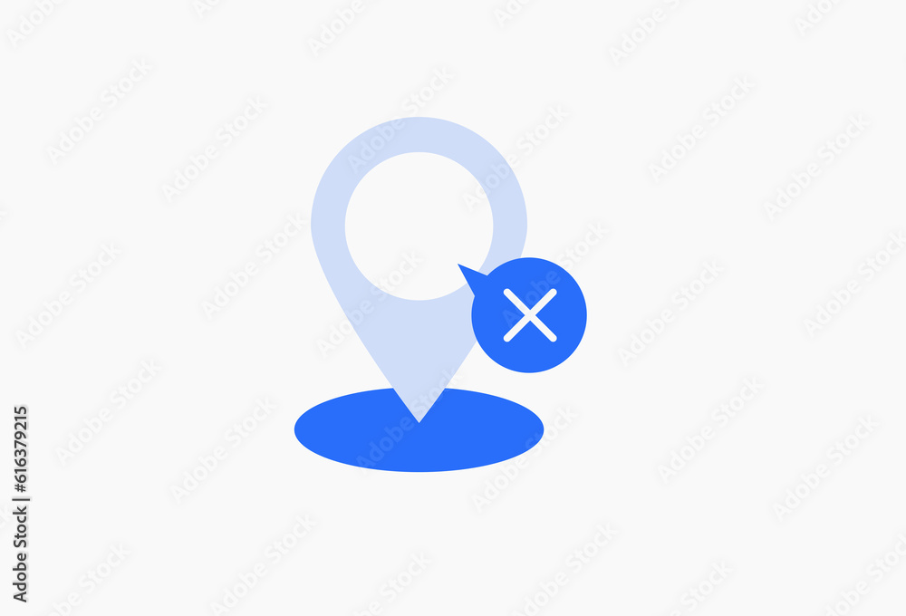 Geometric remove place illustration in flat style design. Vector illustration and icon. Geometric remove place illustration in flat style design. Vector illustration and icon.