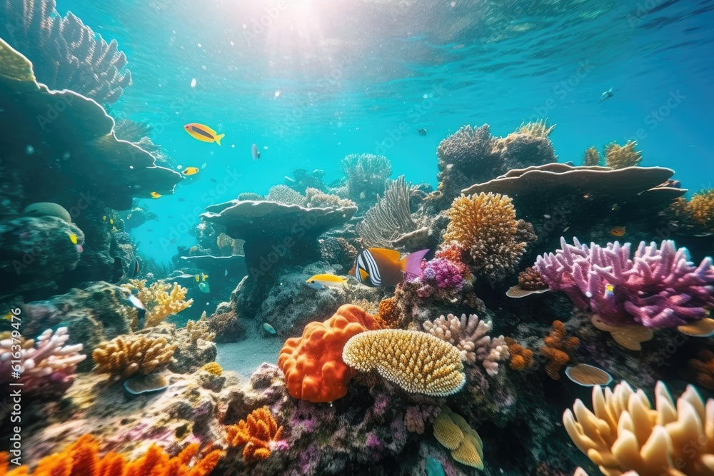 Obraz premium Coral Gardens Colorful Reefs