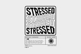 Modern stressed streetwear graphic design templates