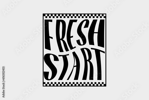Modern start fresh streetwear graphic design templates