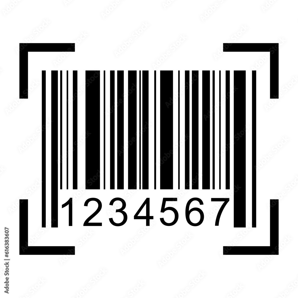 Barcode vector icon. Bar code for web flat design. Isolated illustration Barcode vector icon. Bar code for web flat design. Isolated illustration