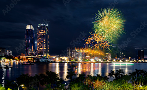 Da Nang International Fireworks Festival 2023, Da Nang city, Vietnam. Photo taken on June 2023 © Moon Cactus