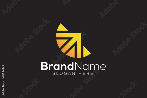 Orange Juice arrow yellow logo design template Free Download Orange Juice arrow yellow logo design template - GFXLoad
