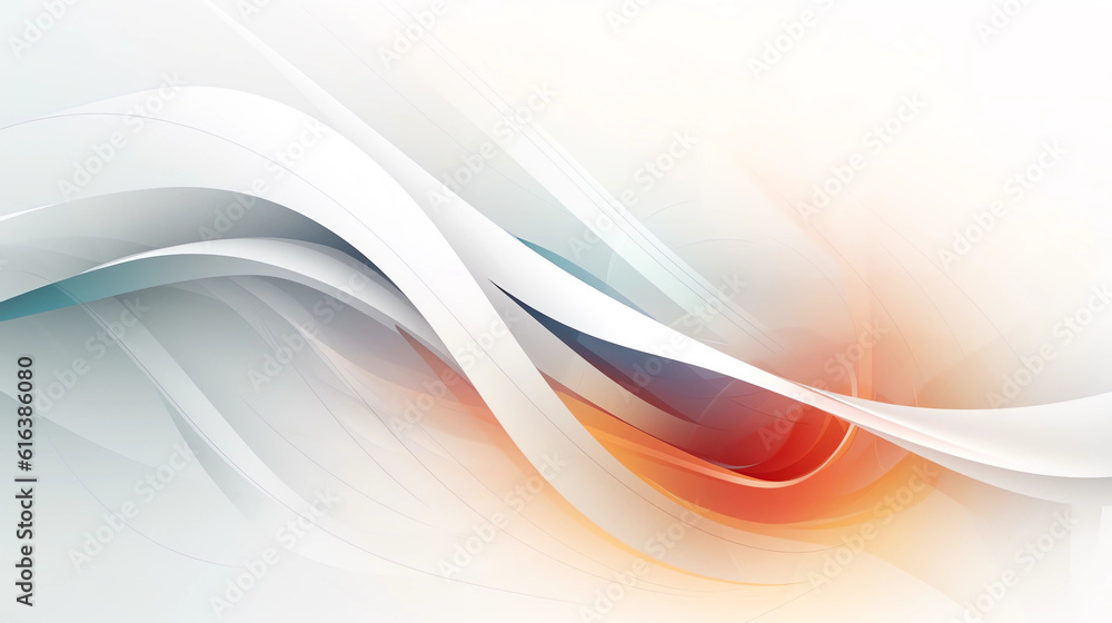 Naklejka premium white abstract modern background design. use for poster, template on web