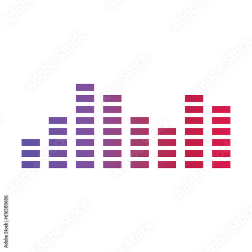 sound wave icon vector