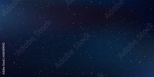 Star and star dust in deep universe. Abstract space background. Vector illustration.