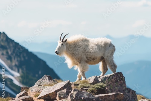 Majestic Mountain Goat Regal Alpinist