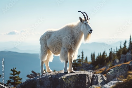Majestic Mountain Goat Regal Alpinist